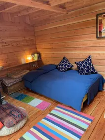 Eco Shed. Small, handmade wood cabin. Shower Room. - Image 4