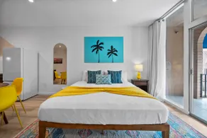 Balcony. MCM King. Heated Pool. El Paseo. Pets OK - Image 5