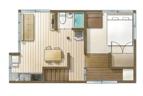 J House 201/9-min walk to Oshiage-Skytree Station/4-min walk to Hikifune Station/Direct train to Narita Airport and Haneda Airport/1 stop to Asakusa - Image 4