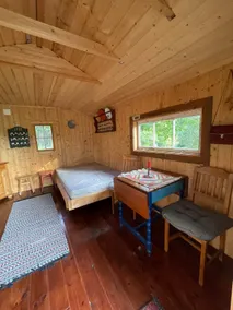 Intimate cabin with lean-to. - Image 5