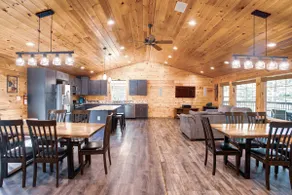 Secluded 8 BR 4 BA Sleeps 30 Hot Tub WIFI Fire Pit - Image 3