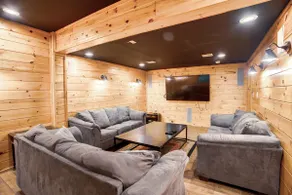 Secluded 8 BR 4 BA Sleeps 30 Hot Tub WIFI Fire Pit - Image 4