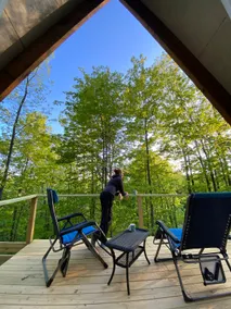 Secluded Black A-Frame | Soaking Tub & Fire Pit - Image 2