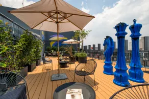 Epic Studio w/Private Patio | Gym+Rooftop+Business Area - Image 4