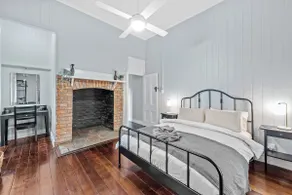 The Fireplace! 1 Bed/1 Bath/1 Car ~ New Farm - Image 2