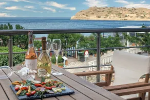 Sea View Apartment Plaka Village Retreat - Image 2