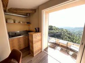 Charming studio with balcony and panoramic sea view - Image 4
