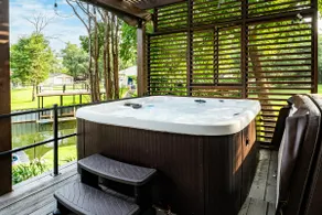 Lakefront Getaway w/ Hot Tub, Projector, Kayaks - Image 3