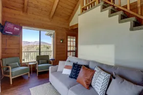 Luxury Cabin w/ Pool, Spa & 5 Acres | MTN Views - Image 2