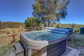 Luxury Cabin w/ Pool, Spa & 5 Acres | MTN Views - Image 4