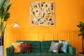 Bohemian Chic Artsy Apt with Wood Fire Place - Image 3
