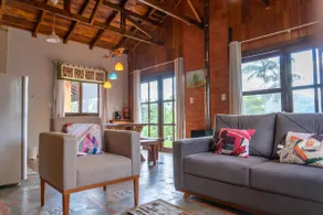 Wooden house overlooking the mountains - Image 3