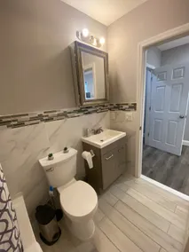 Living room + equipped kitchen | Fast Wi-Fi and parking - Image 4