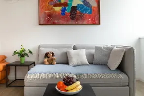 Art suite, 2 BR, garden, patio, free Pkg, AC - Image 3