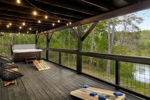 Lake-view! Hot Tub! Fire Pit. Grill. Game Room. King bed. - Image 3