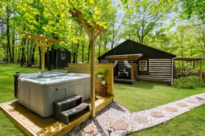Modernized Log Cabin w Hot Tub Fire Pit & Views - Image 4