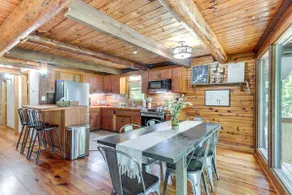 Furnished Deck + Lake Access: Fairland Log Cabin - Image 2