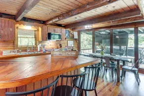 Furnished Deck + Lake Access: Fairland Log Cabin - Image 5