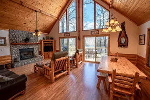 Ridgetop Lakeview Retreat - 4 Bedroom Cabin with Private Deck Overlooking Lake Nantahala - Image 2