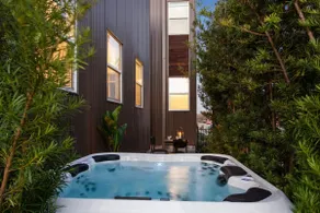 Contemporary Home Hot Tub and Rooftop Deck - Image 4