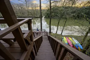 Mt Fork Riverfront Tri-Level 3 Bedroom with Hot Tub, Game Room and Kayaks - Image 2