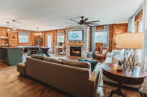 Log Cabin on 10 Acres | Fire Pit & Pets Welcome - Image 2