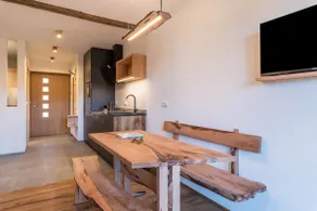 Apartamento de férias \"Aschnerhof Holzherz\" com vista para a montanha, varanda e Wi-Fi - Image 5