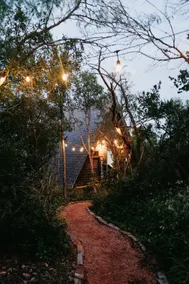 The Maverick: A-Frame w/ Hammock and Tree Top View - Image 2
