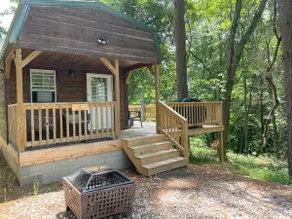 Tiny cabin on 37 acres w/ Hot tub, trails, pond - Image 2