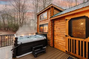 Woodland Chalet w/ HOT TUB, Deck + Private Lake! - Image 2