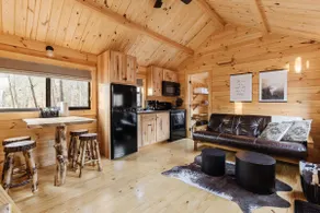 Woodland Chalet w/ HOT TUB, Deck + Private Lake! - Image 5