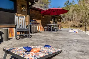New Rustic Luxe Cabin Billiards Spa Near GSMNP - Image 3