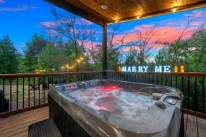 Couples Romantic Cabin! Hot Tub, Pizza Oven - Image 4