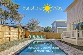 Heated pool Sunshine Way Steps to Sand 1 Pet - Image 2