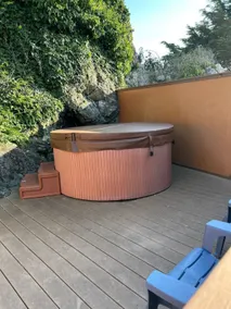 Private Cabin 21 with Jacuzzi and Spacious Deck with View and Outdoor Seating (Private Beach Owned by White Rock Resort) - Image 4