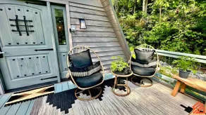 Serene Mountain Waterfront A-Frame Cabin - Image 5