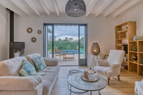 Maison de vacances conviviale et familiale avec terrasse, internet haut débit et jardin | Vue jardin | Adaptée au travail à distance - Image 4