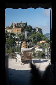 Stone villa with pool facing Èze Village - Image 5