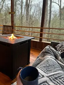 Romantic Cabin with Waterfall & Treehouse - Image 4