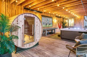 Nordic creekside cabin, Firepit, Sauna, Game Rm - Image 2