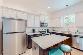 Modern home with large backyard, deck, and close t - Image 5