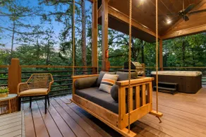 reetop Style Deck-Hot Tub-Swing Chairs-EV Charger - Image 2