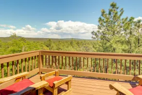 2 Mi to Show Low Lake: Scenic Cabin w/ Balcony - Image 3