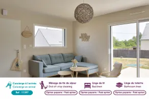 House for 8 with garden 1km from the beach - Image 2