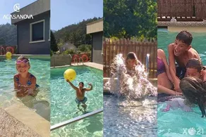 Modernt turisthus med pool, trädgård, grill och extra jacuzzi - Image 5