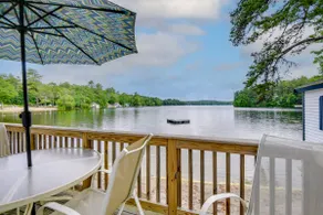 Waterfront Gray Home w/ Furnished Deck & Fire Pit! - Image 2