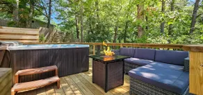 Hot Tub in the Woods, Fire Pit, Screened in Porch - Image 2