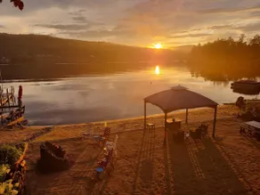 NH Lake House w/Private Beach, Hottub, & Lg Deck - Image 3