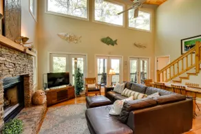 Spacious Georgia Escape w/ Fireplace, Deck & Grill - Image 4