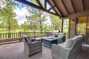 Unwind Fireside: Spacious Torreon Cabin w/ Deck! - Image 3
